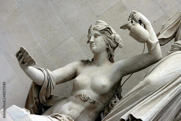 Obraz Statuary goddess (Trieste, Italy)