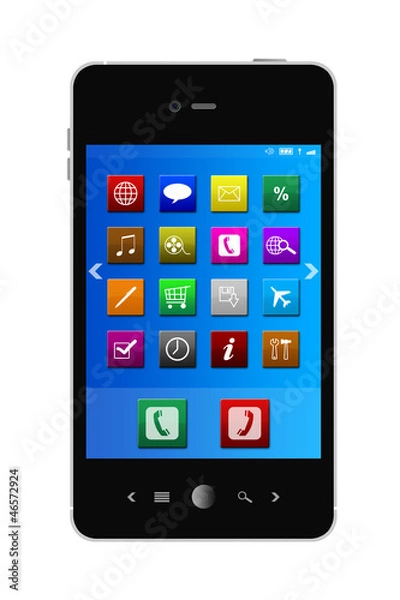 Obraz Smartphone avec Applications