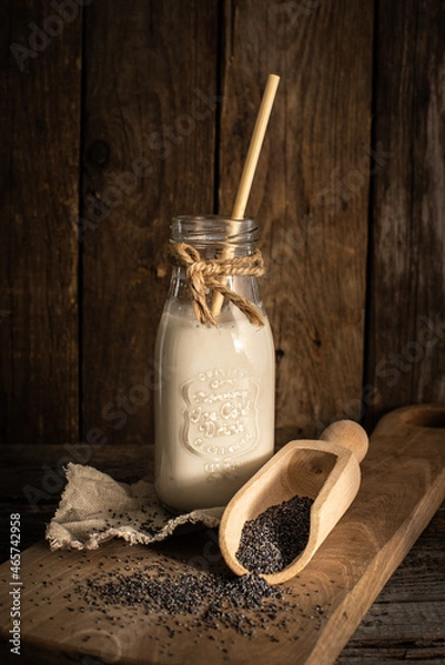 Obraz Poppy seed milk