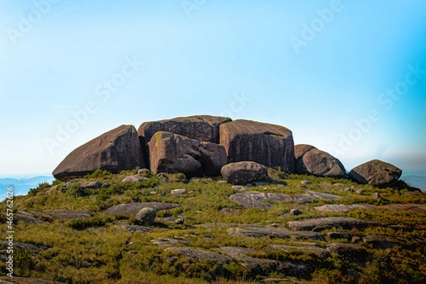 Fototapeta Castelos de Açu, with the Três Picos mountain in the background, Serra dos Orgaos, Petrópolis, Rio de Janeiro, Brazil 
turtle fish whale
