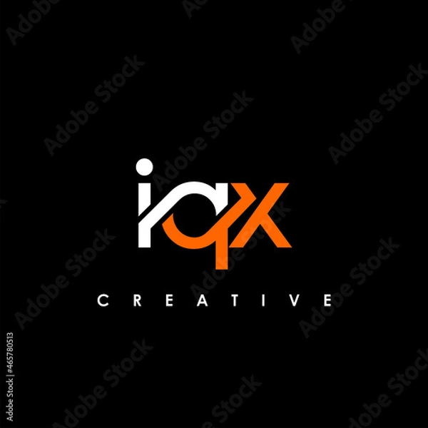 Obraz IQX Letter Initial Logo Design Template Vector Illustration