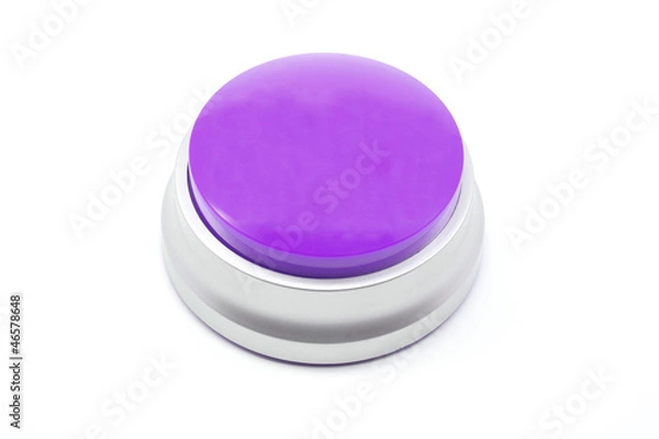 Obraz Large Purple button ready for your text