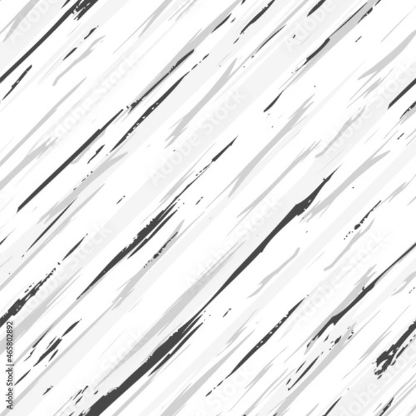 Obraz Wooden background. Birch texture vector illustration. Monochrome vector seamless pattern with wood texture.