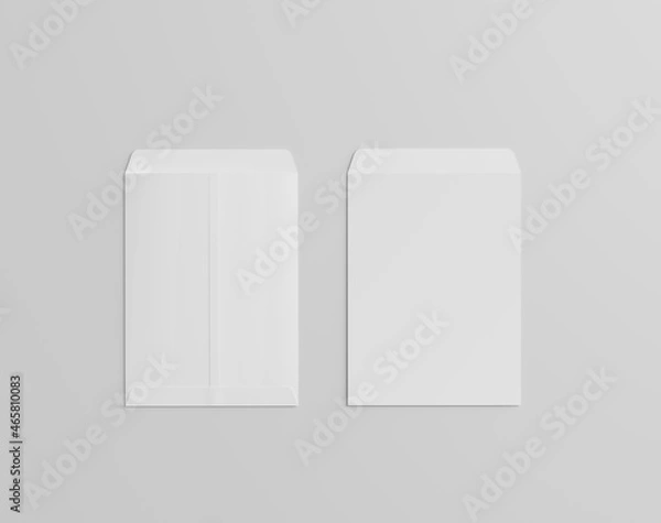 Obraz Blank white big envelope mockup on the empty background