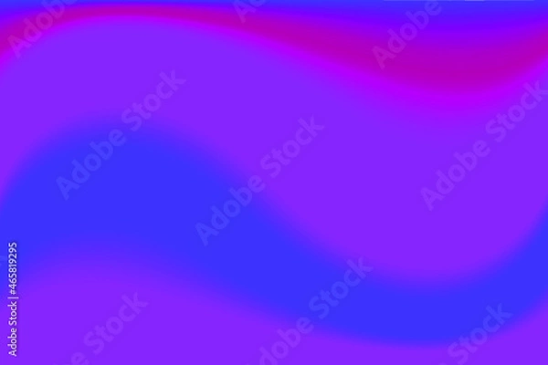 Fototapeta The background with is a wavy bright neon glow. Gradient pattern. Vector illustration