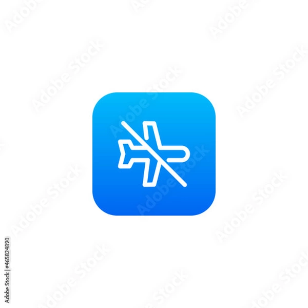 Fototapeta Flight Mode Inactive