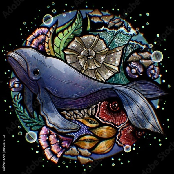 Obraz Magic whale 