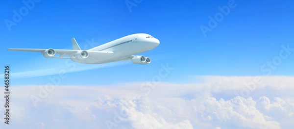 Fototapeta Large passenger airplane