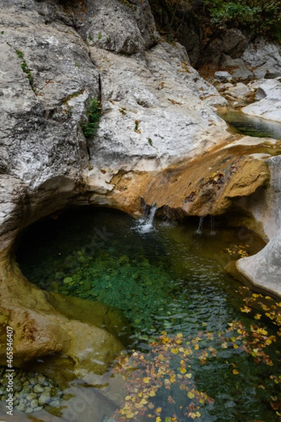 Obraz waterfall in the forest