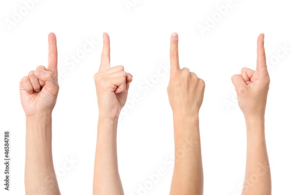 Obraz Palec wskazujący ręką