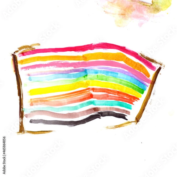 Fototapeta Painting a Child