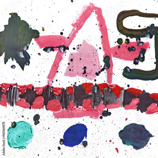 Fototapeta Painting a Child