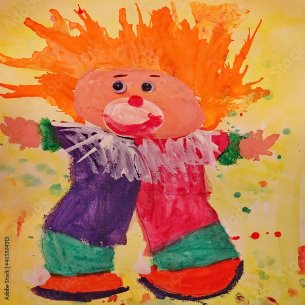 Obraz Painting a Child