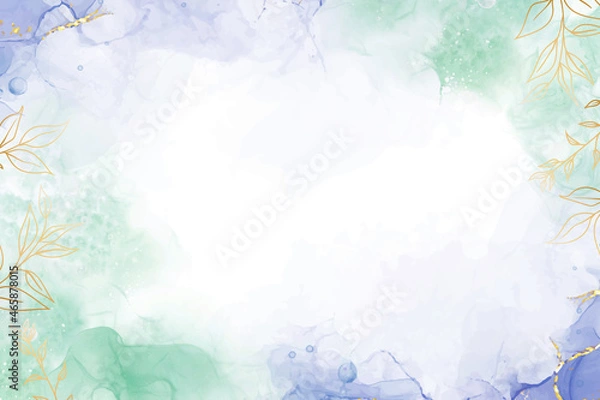 Fototapeta Hand Painted Abstract Watercolor Background Design