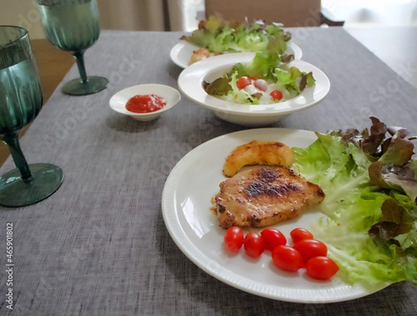 Fototapeta Steak Menu, Dinner on the Table