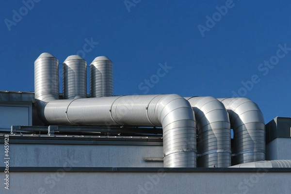 Obraz lüftungsrohre