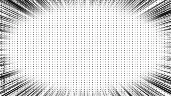 Fototapeta 漫画アニメ風効果 集中線・4K 3840 × 2160
Manga anime style effect: concentrated line, background color, loop, 4K
