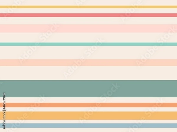 Fototapeta Pastel coloured vector stripe pattern. Purple, green, pink, blue stripes pattern. 
