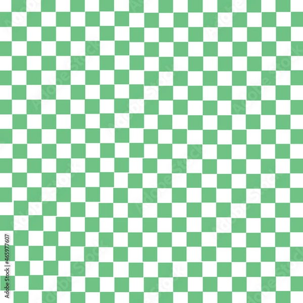 Fototapeta Green White Seamless Grid Pattern Abstract Vector Background