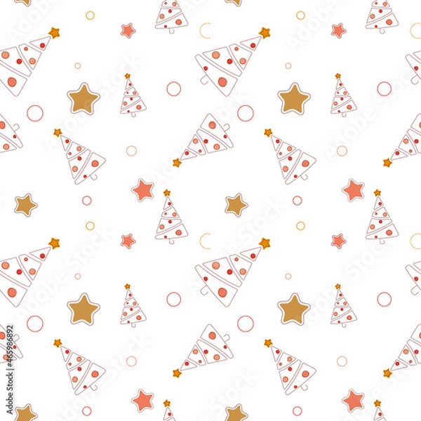 Fototapeta christmas pattern