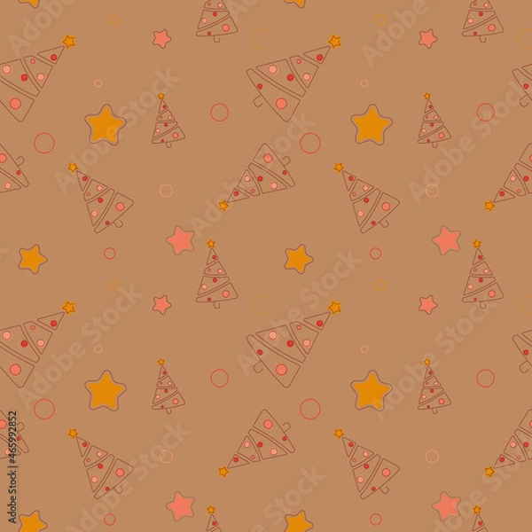 Fototapeta christmas pattern