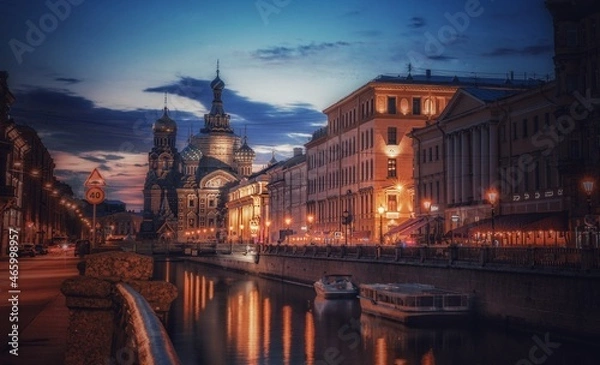 Obraz Church of the Resurrection of Christ Saved on Blood