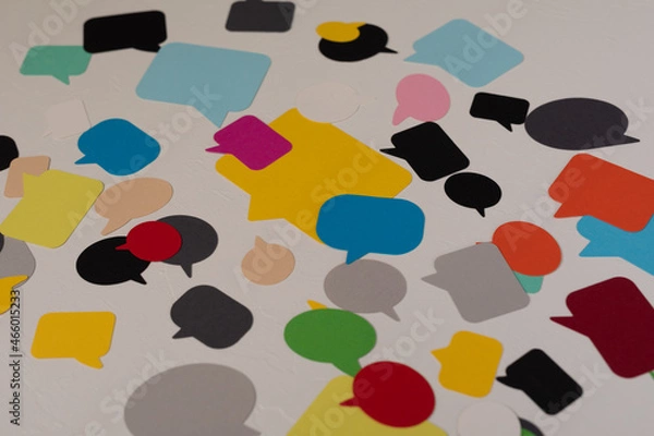 Fototapeta Gespräch reden community