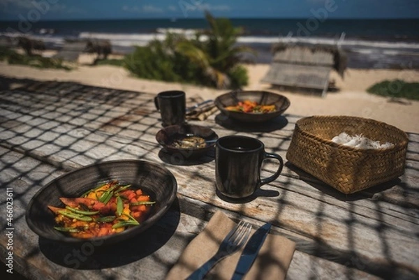 Obraz Comida en la Playa 