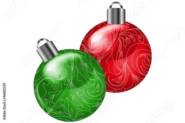 Fototapeta Weihnachtskugeln