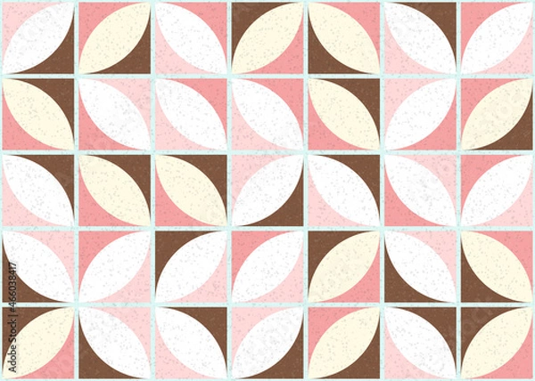 Fototapeta Abstract Geometric Pattern generative computational art illustration