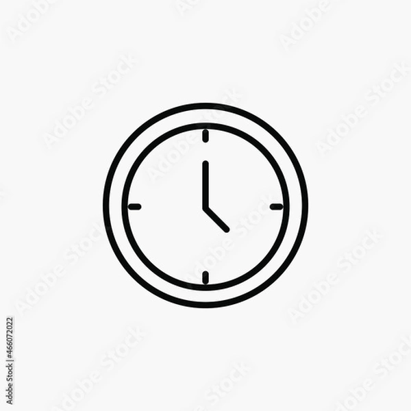 Fototapeta Clock, time line icon design concept 
