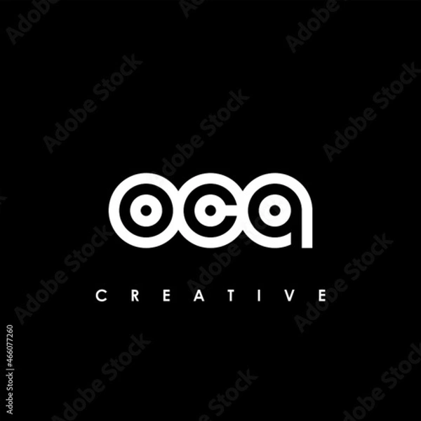 Fototapeta OCQ Letter Initial Logo Design Template Vector Illustration