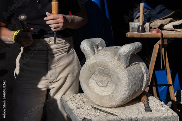 Fototapeta taille de pierre