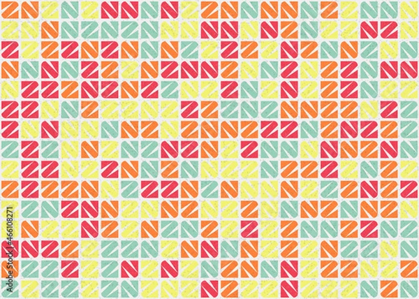 Fototapeta Abstract Geometric Pattern generative computational art illustration