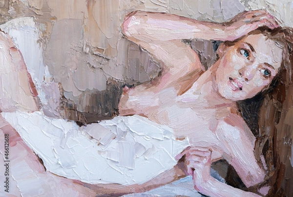 Obraz Impresjonistyczny Portret Kobiety