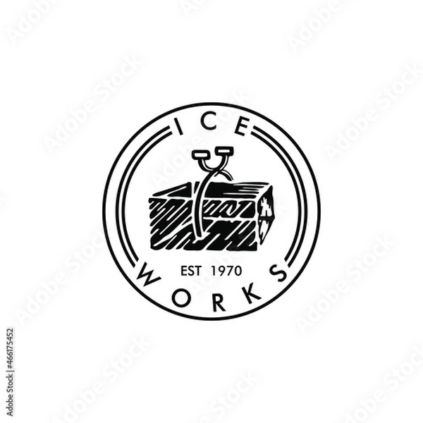 Obraz ice work vector design