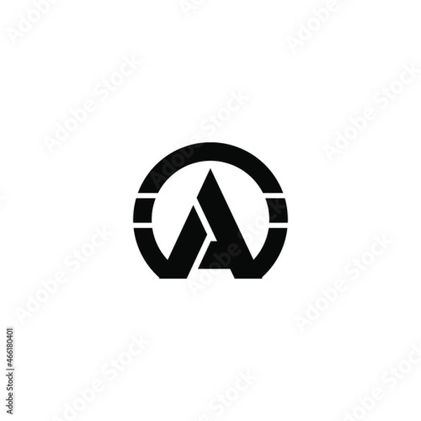 Fototapeta letter a vector desing