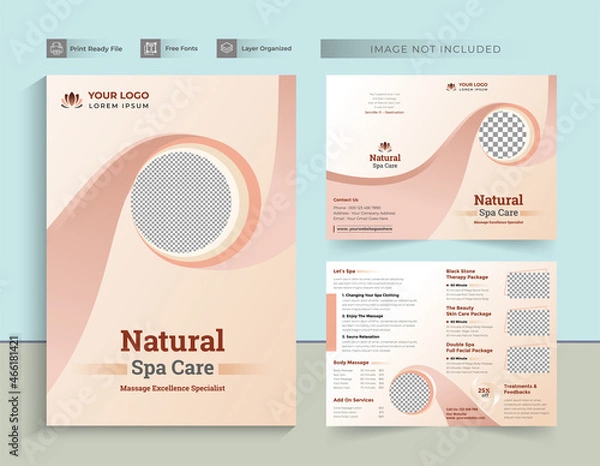 Obraz New Spa Bifold Brochure