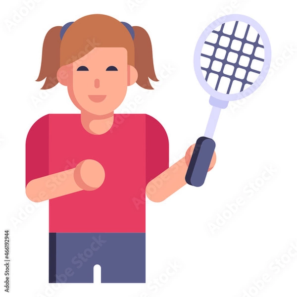 Fototapeta Badminton Player