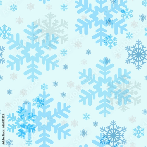 Obraz pattern with snowflakes