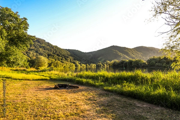 Obraz Berglandschaft an der Mosel