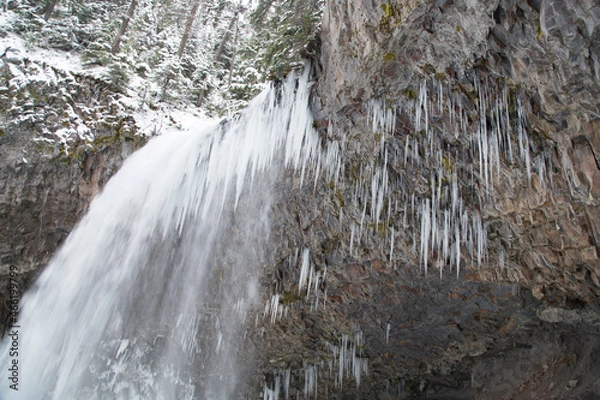Obraz Ice sickle falls