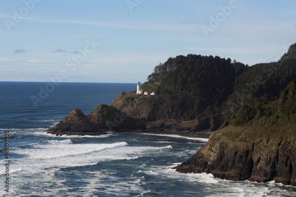 Obraz Light house by sea