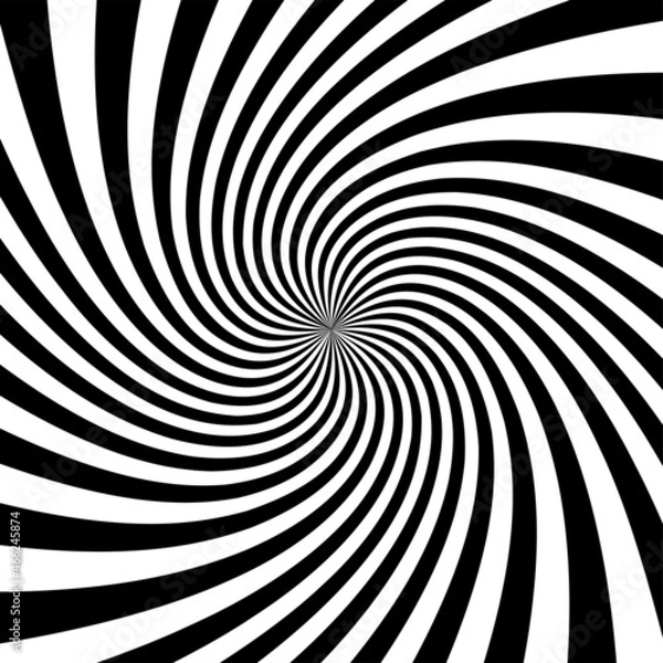 Fototapeta black and white sunburst comic background