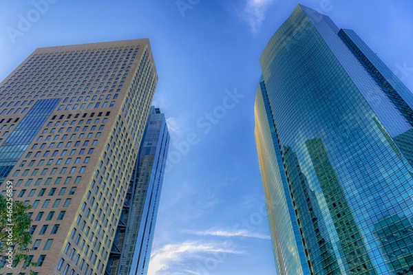 Fototapeta 東京都港区汐留から見た東京の都市景観
