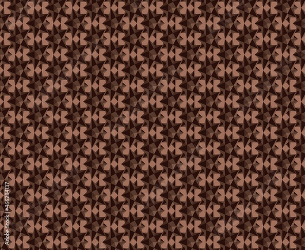 Fototapeta Abstract seamless background. Noise structure with polyhedrons