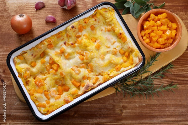 Obraz lasagna di zucca 