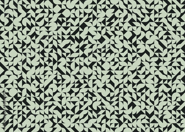 Fototapeta Abstract Geometric Pattern generative computational art illustration