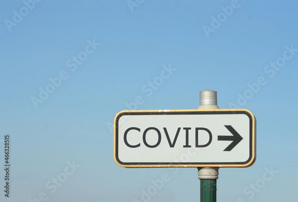 Fototapeta covid sign