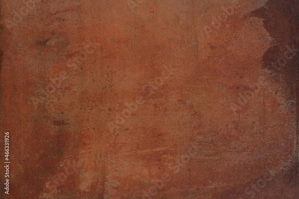 Fototapeta Background with rust, brown rusty iron texture.